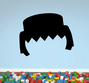 Playmobil Haare Wandtattoo - TenStickers