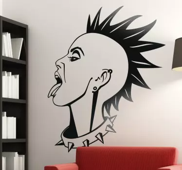 Punkerin Aufkleber - TenStickers