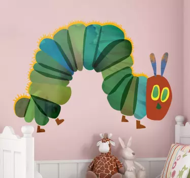 Raupe Nimmersatt Wandtattoo Kinderzimmer - TenStickers