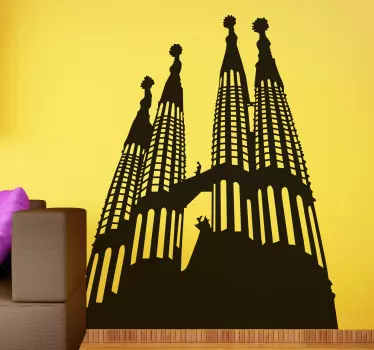 Sagrada familia Barcelona Aufkleber - TenStickers