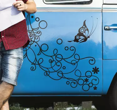 Schmetterlinge auto aufkleber - TenStickers
