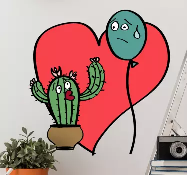 Schwierige Liebe Aufkleber - TenStickers