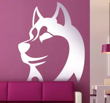 Sibirischer Husky Aufkleber - TenStickers