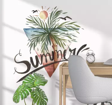 Sommer Palmen Baum Wandtattoo - TenStickers