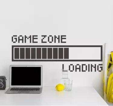 Spielzone geschichten laden videospiel wandaufkleber - TenStickers