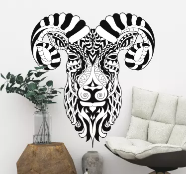 Steinbock wildtier aufkleber - TenStickers