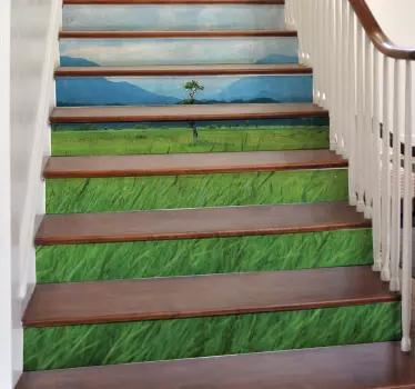 Sticker Natur Landschaft für Treppen - TenStickers