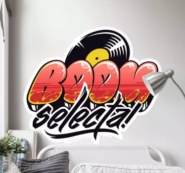 Sticker Set Musik-graffiti - TenStickers