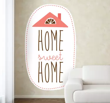 Sweet Home Aufkleber - TenStickers