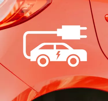 Symbol Aufkleber für Elektro Auto - TenStickers