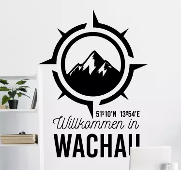 Symbol Aufkleber Wachau Österreich - TenStickers