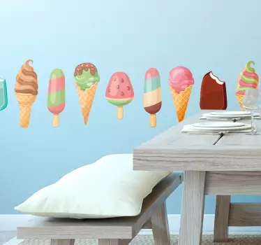 Tapetenbordüre Eis - TenStickers