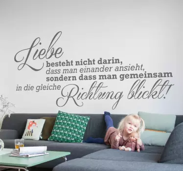 Text Sticker Liebe - TenStickers