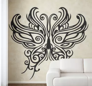 Wandtattoo Schmetterling Tribal - TenStickers