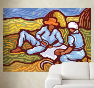 Van Gogh Bild Aufkleber - TenStickers