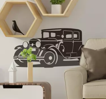 Vintage autoaufkleber - TenStickers