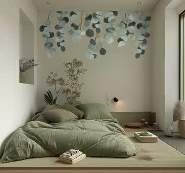 Wandtattoo Schlafzimmer hängepflanzen - TenStickers