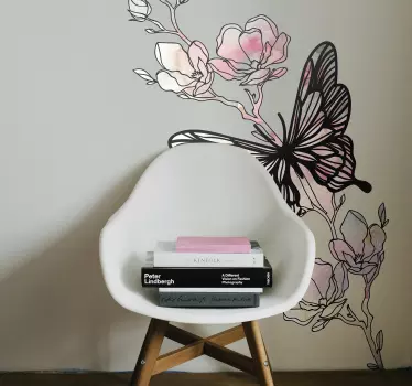 Wandaufkleber Schmetterling Schmetterlingskunst - TenStickers