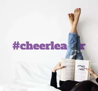 Wandspruch cheerleader zitat - TenStickers
