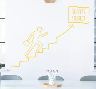 Wandspruch erfolg auf strategischer reise - TenStickers