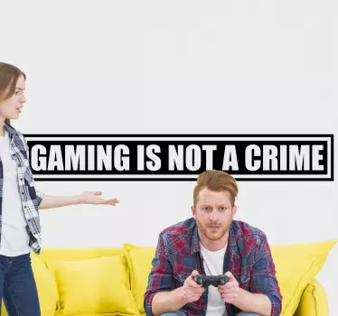 Wandspruch für die leidenschaft des gamings - TenStickers