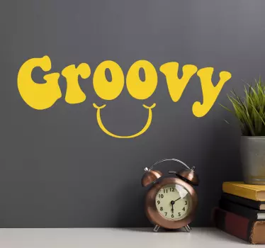 Wandspruch im groovigen design - TenStickers