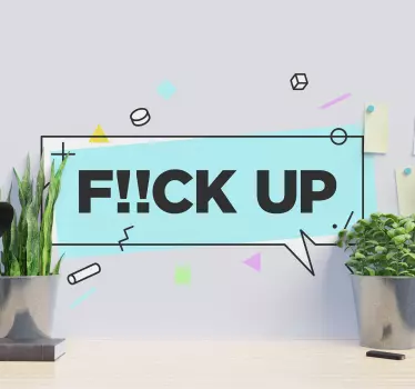 Wandspruch lass es einfach scheitern - TenStickers