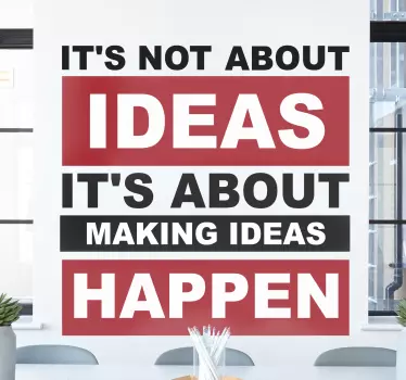 Wandspruch motivationsspruch design - TenStickers