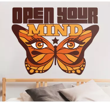 Wandspruch schmetterlingszitat kunst - TenStickers