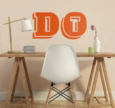 Wandsticker Büro DO IT - TenStickers