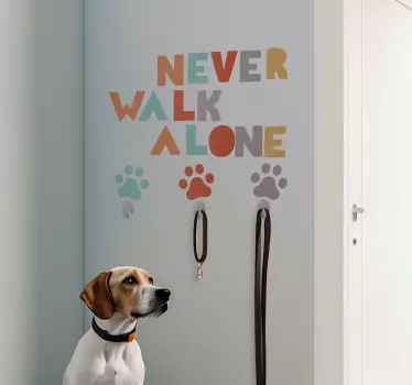 Aufkleber-Gürtelhalter mit Spruch - TenStickers