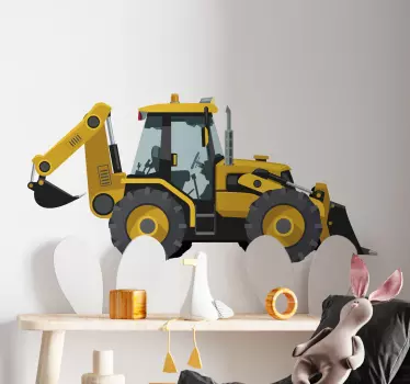 Wandstickers Kinderzimmer Realistischer traktor - TenStickers