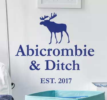Wandtattoo Abicrombie & Ditch - TenStickers