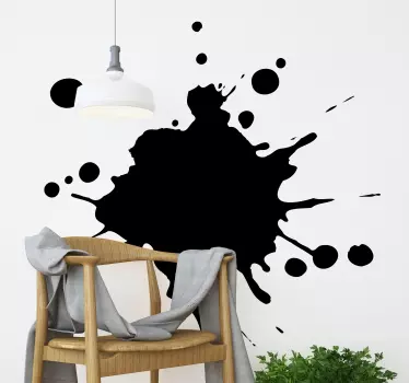 Wandtattoo Abstrakt Farbfleck - TenStickers