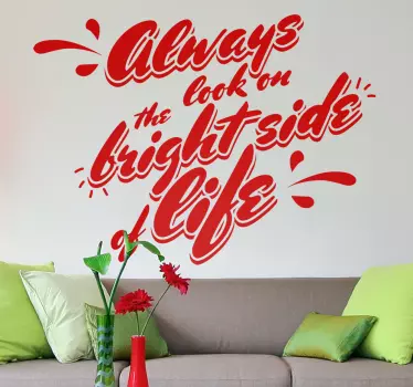Wandtattoo Bright side of life - TenStickers
