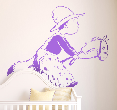 Wandtattoo Cowboy - TenStickers