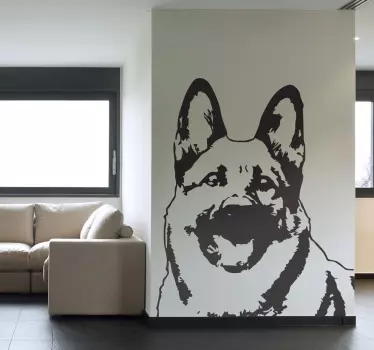 Wandtattoo Deutscher Schäferhund - TenStickers