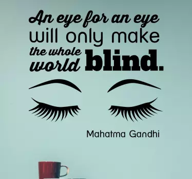 Wandtattoo Eye for an Eye - TenStickers