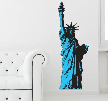 Wandtattoo Freiheitsstatue - TenStickers