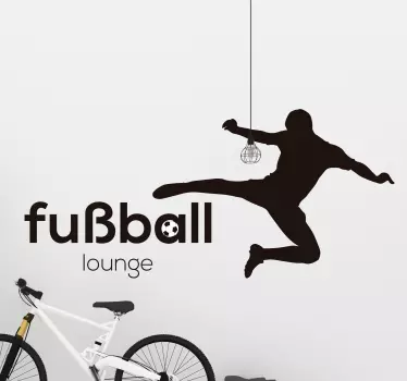 Fußball Lounge Wandtattoo - TenStickers