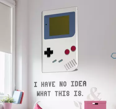 Wandtattoo Game Boy - TenStickers