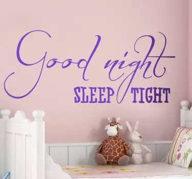 Wandtattoo Good night - TenStickers