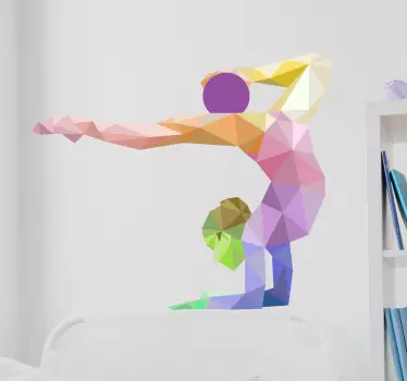 Wandtattoo Gymnastik - TenStickers