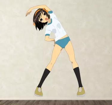 Wandtattoo gymnastischer Anime - TenStickers