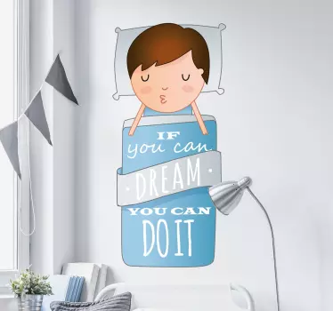 Wandtattoo If you can dream it zou can do it - TenStickers