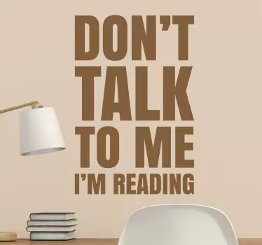 Wandtattoo I´m reading - TenStickers