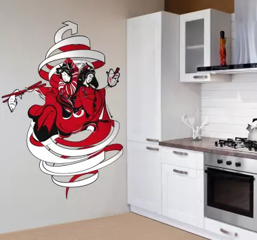 Wandtattoo Japan Sushi - TenStickers
