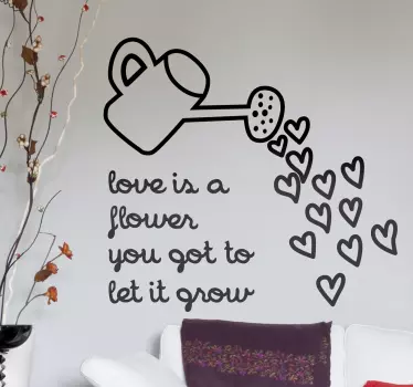 Wandtattoo John Lennon Songtext - TenStickers