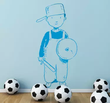 Wandtattoo Kinderzimmer Junge als Ritter - TenStickers