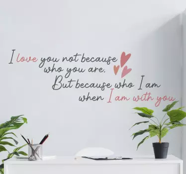 Wandtattoo Liebevolle zitate - TenStickers
